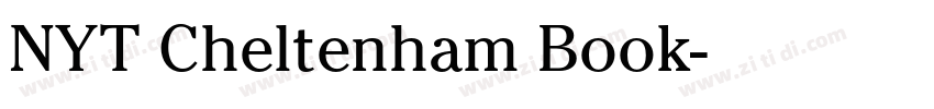 NYT Cheltenham Book字体转换
